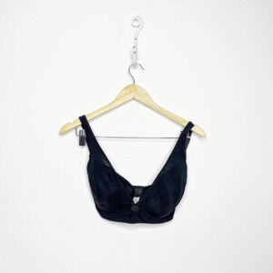 ThirdLove 24/7 Cotton Plunge Bra black Pima cotton classic uplift womens 30G